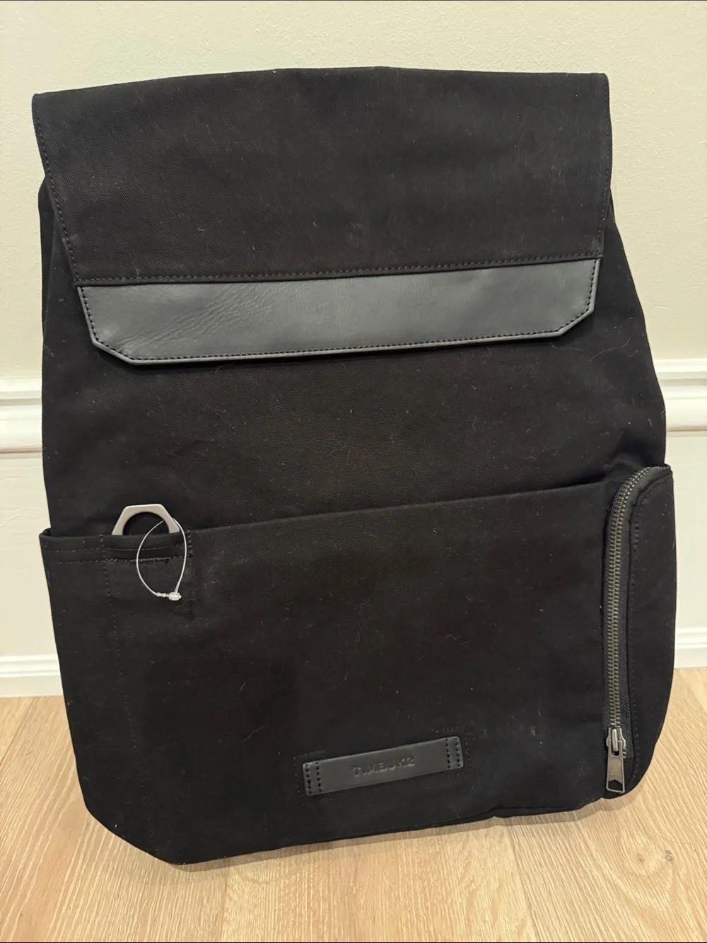 Timbuk2 Foundry Pack is a black canvas backpack